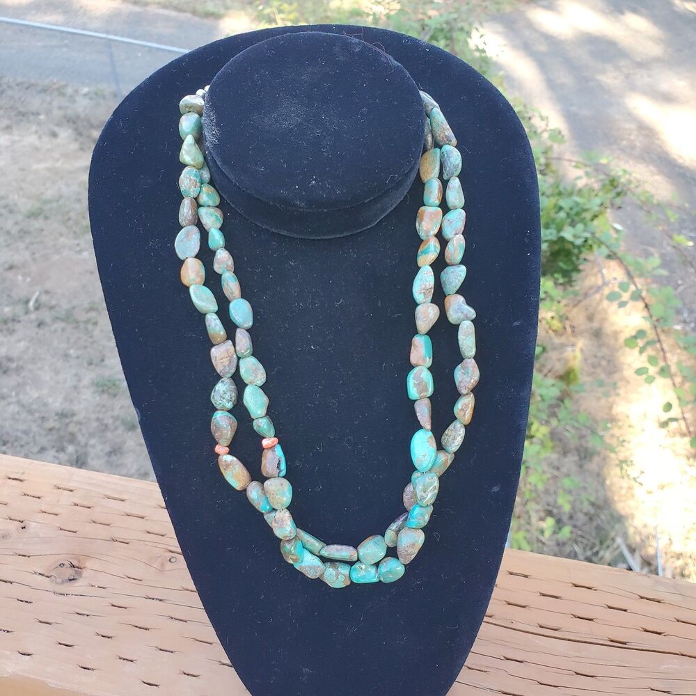 Gorgeous Torquoise 2 Strand Necklace